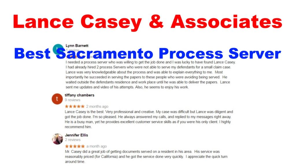 Process Server Sacramento CA 95660
