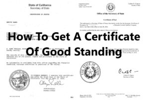 How To Get A Certificate Of Good Standing