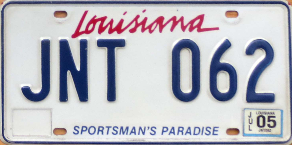 louisiana license plate lookup