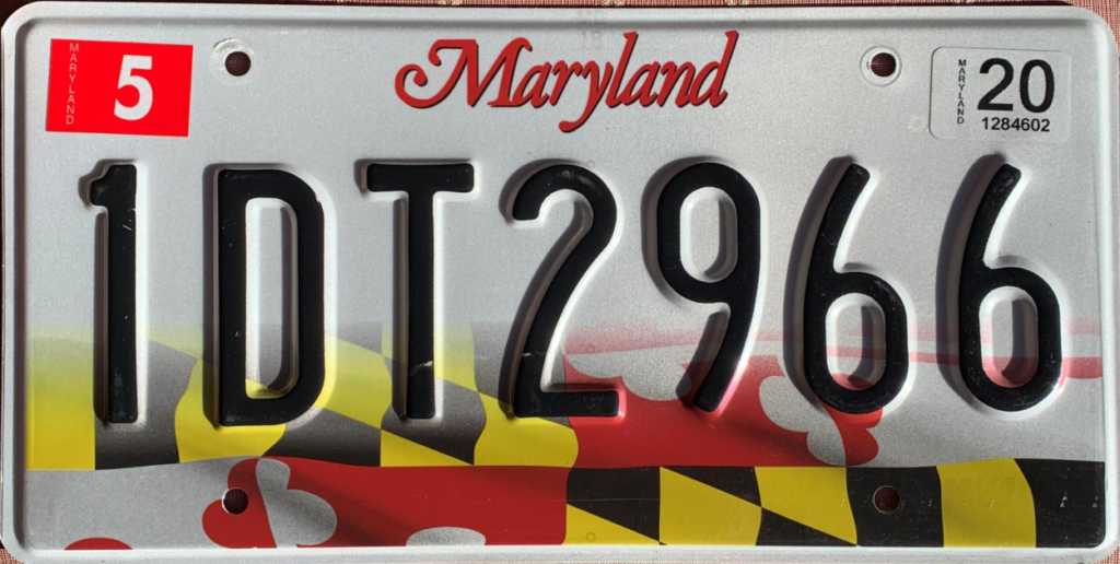 Maryland license plate lookup