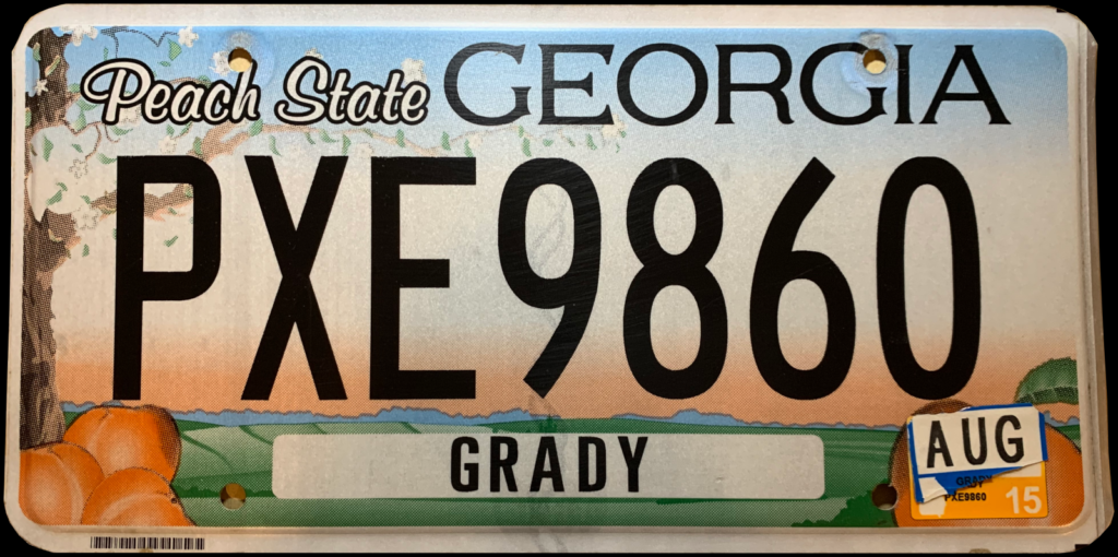 georgia license plate lookup