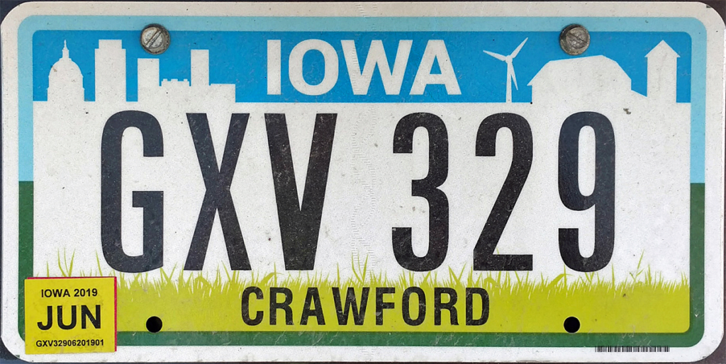 iowa license plate lookup