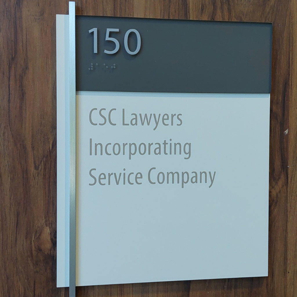 CSC Lawyers Incorporating Service